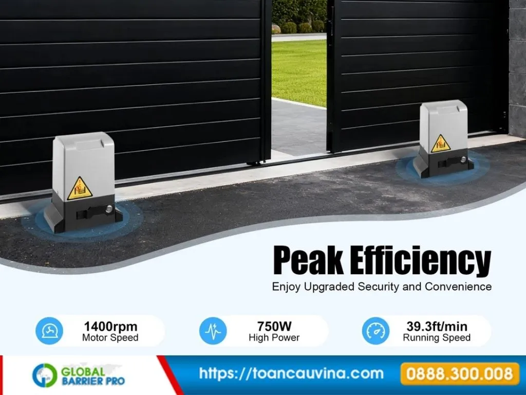 Motor cổng loại nào tốt nhất? Cách chọn theo đúng nhu cầu thực tế 28 Nên chọn motor cổng trượt hay mở cánh? So đúng để không mua sai - chi tiết bộ truyền động cổng tự động