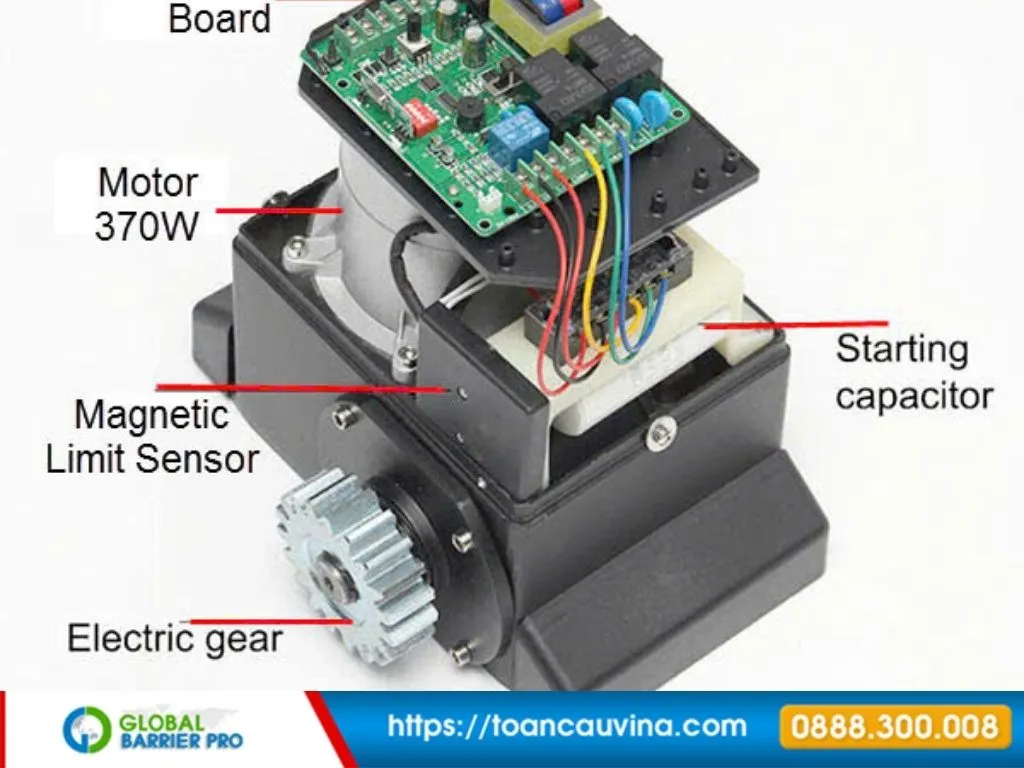 Motor cổng loại nào tốt nhất? Cách chọn theo đúng nhu cầu thực tế 25 Motor cổng loại nào tốt nhất? Cách chọn theo đúng nhu cầu thực tế - bo mạch điều khiển và linh kiện đi kèm