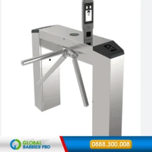 Hình ảnh Cổng Xoay Tripod Vệ Sinh Tay PT-K19 mã PT-K19 có logo Global Vina và số 0888300008