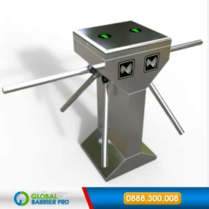 Hình ảnh Cổng Xoay Tripod Hai Bên PT2-181 mã PT2-181 có logo Global Vina và số 0888300008