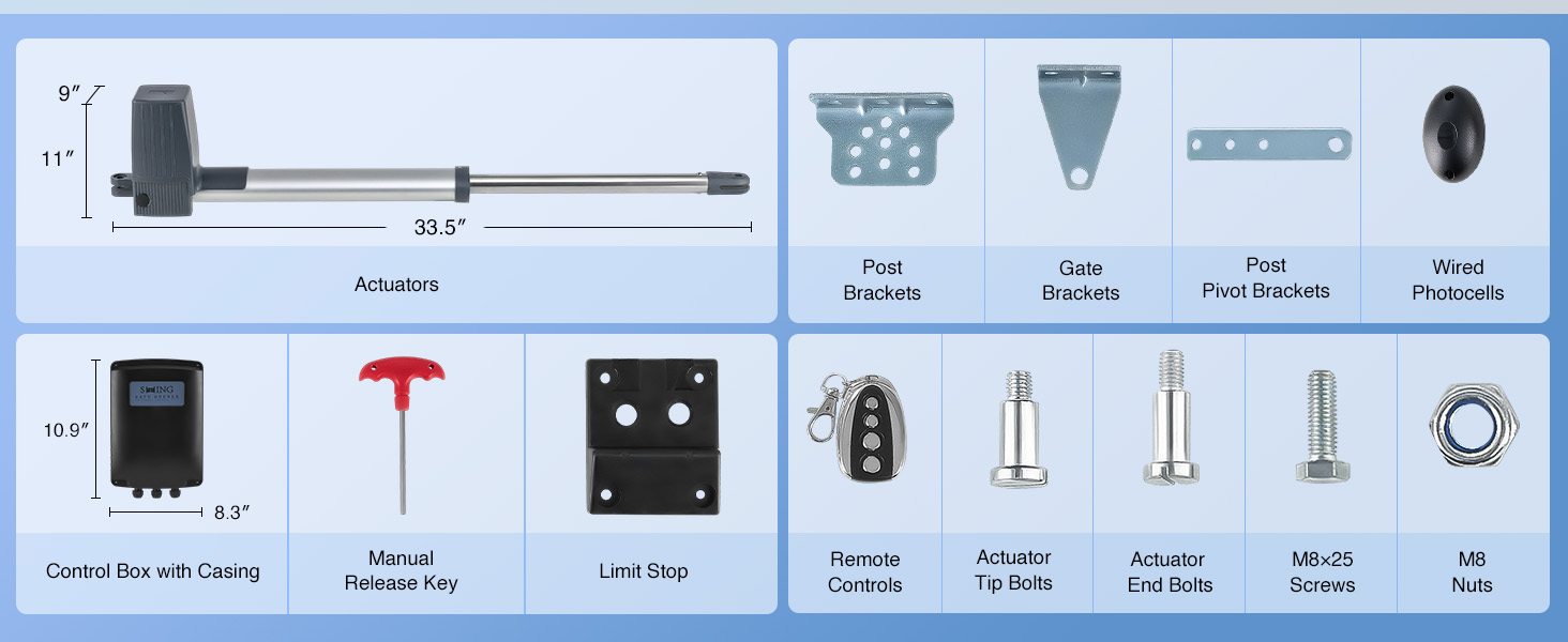 Cấu tạo motor cổng cánh tay đòn gồm những gì? 20 motor canh tay don 17