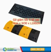 Gờ giảm tốc ô tô cao 4cm