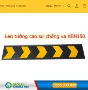 Len tường cao su chống va KBN150 - hình sản phẩm đúng theo chữ trên ảnh Media Library số 22.