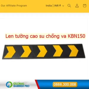 Len tường cao su chống va KBN150 - hình sản phẩm đúng theo chữ trên ảnh Media Library số 22.