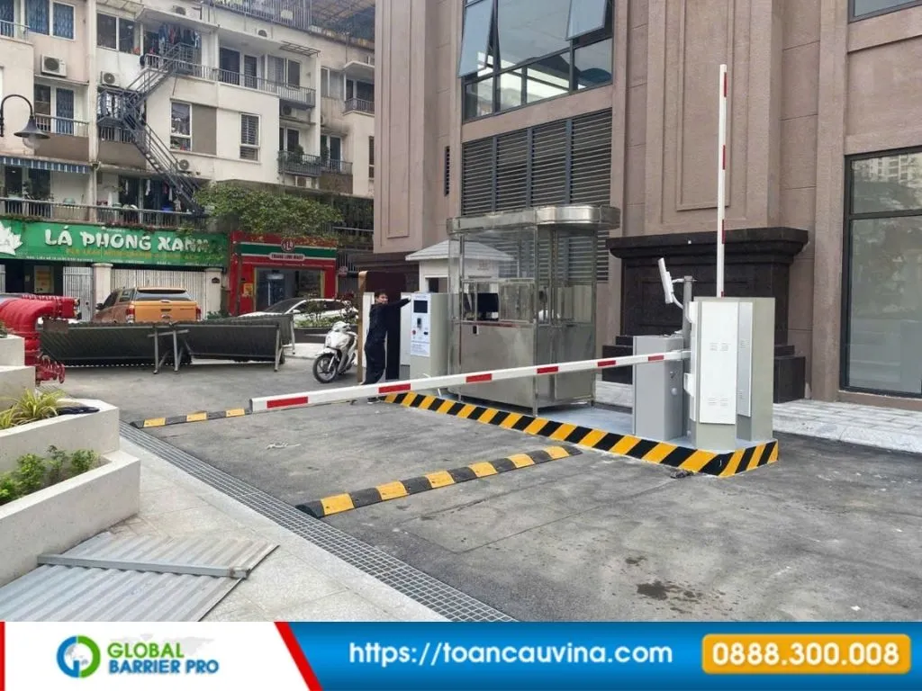 HỆ THỐNG BÃI GIỮ XE THÔNG MINH Hiện đại 7 HỆ THỐNG BÃI GIỮ XE THÔNG MINH Hiện đại - làn xe một chiều dùng barrier và camera