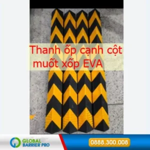 Thanh ốp cạnh cột muốt xốp EVA bo góc vàng trắng - hình sản phẩm đúng theo chữ trên ảnh Media Library số 28.