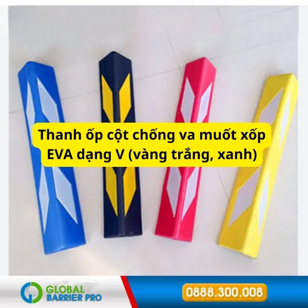 Thanh ốp cột chống va muốt xốp EVA dạng V vàng trắng 2 Thanh ốp cột chống va muốt xốp EVA dạng V vàng trắng - hình bổ sung từ Media Library để minh họa thêm góc nhìn sản phẩm.