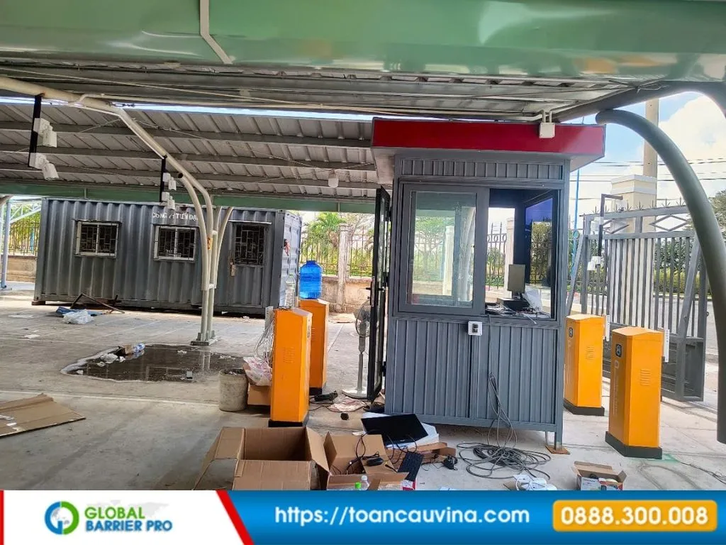 Các giải pháp quản lý bãi giữ xe tự động - cabin kiểm soát hoàn thiện trước khi bàn giao