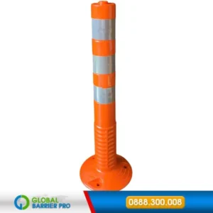Cọc tiêu giao thông hình trụ phản quang dùng cho phân làn và cảnh báo giao thông