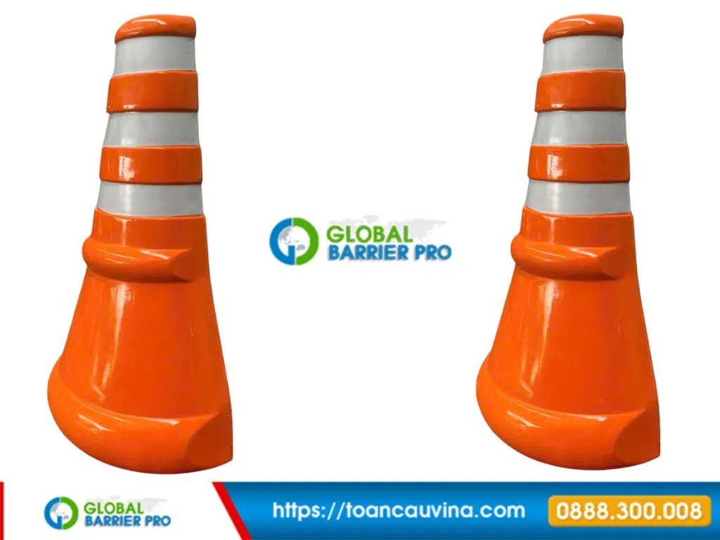 Đầu bo dải phân cách giao thông 3 Mẫu đầu bo dải phân cách giao thông ngoài thực tế