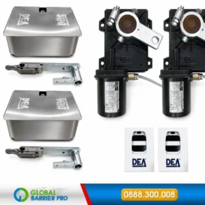 Motor cổng âm sàn Dea Ghost 200-220V dùng đế INOX