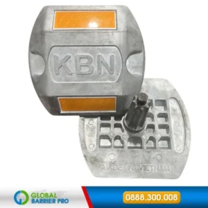 Đinh phản quang nhôm giao thông KBN 140 x 150 x 25mm chân 8cm cao cấp