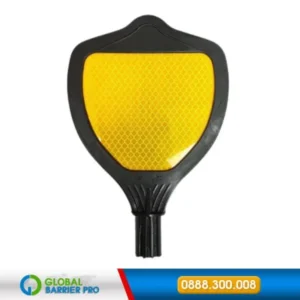 Tiêu phản quang giao thông KBN màu vàng đen dùng cho đầu dải phân cách và mép đường