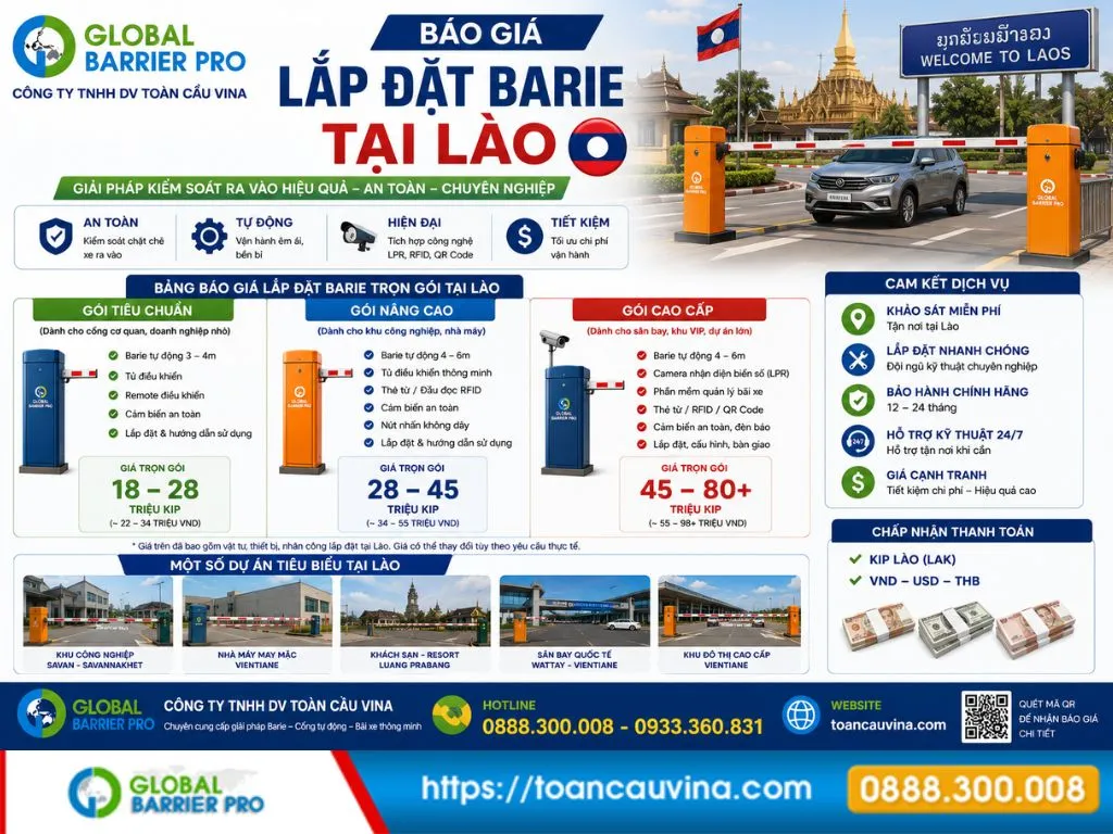 Dự án barie tại Bình Phước: kinh nghiệm chọn cấu hình cho khu công nghiệp và kho xưởng 38 Hình ảnh minh họa dự án barie tại Bình Phước