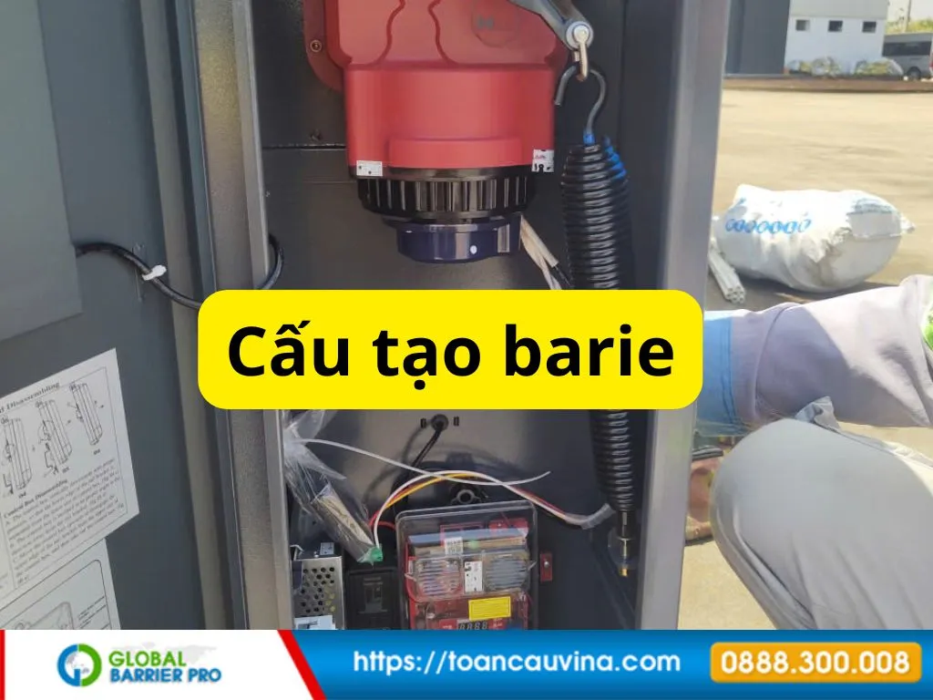 cấu tạo barie tự động tổng quan
