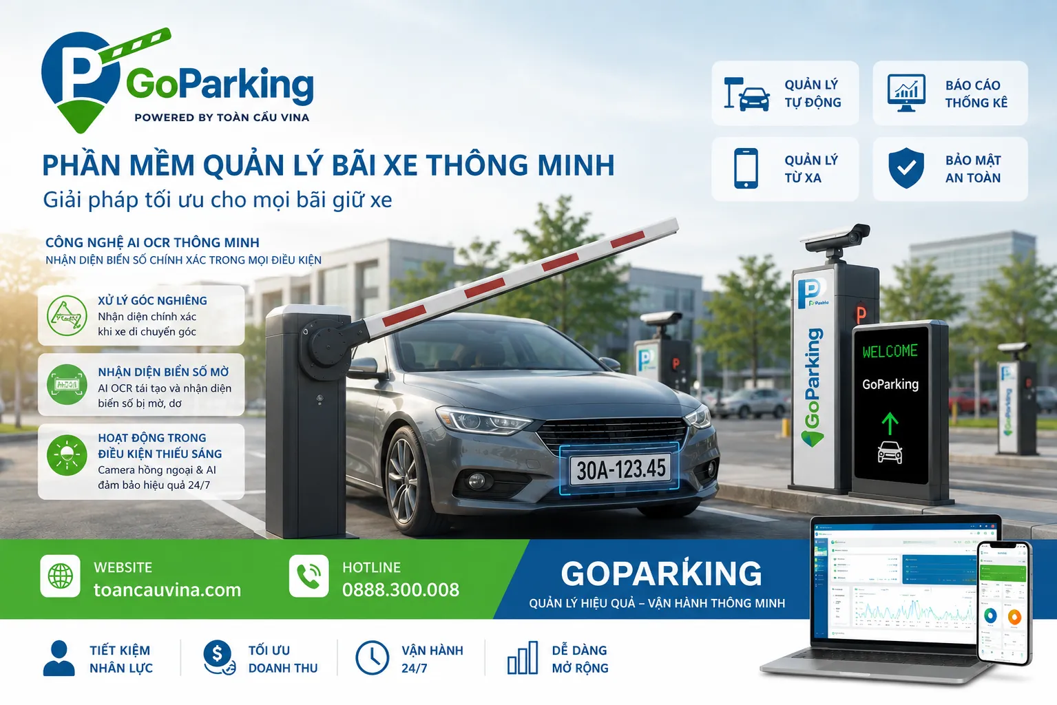 Tại sao GoParking là giải pháp bãi xe thông minh hàng đầu cho doanh nghiệp? 9 Tại sao GoParking là giải pháp bãi xe thông minh hàng đầu cho doanh nghiệp? - giải pháp bãi xe thông minh và kiểm soát xe ra vào
