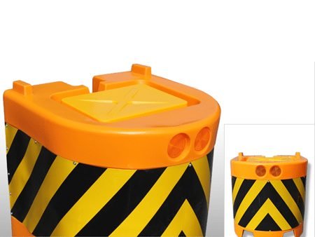 Thùng chống va giao thông PCS2 Hàn Quốc 3 Hình thực tế phần thân trên của thùng chống va giao thông