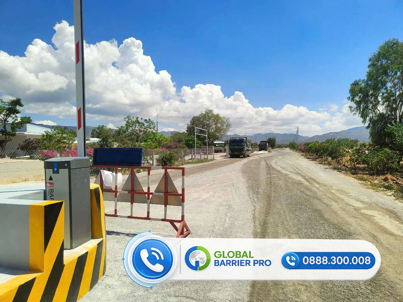 Công trình lắp đặt 2 trụ barie Bisen tại Đồng Nai - hình công trình 4 Công trình lắp đặt 2 trụ barie Bisen tại Đồng Nai - hình công trình 4