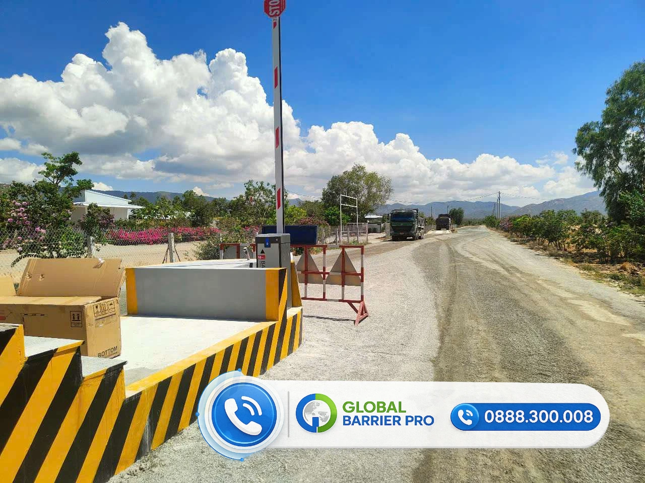 Công trình lắp đặt 2 trụ barie Bisen tại Đồng Nai - hình công trình 5 Công trình lắp đặt 2 trụ barie Bisen tại Đồng Nai - hình công trình 5
