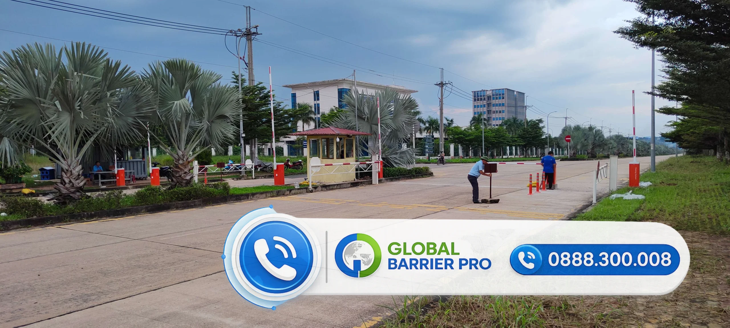Công trình lắp đặt barrier kết hợp hệ thống bơm khử trùng tại Đồng Nai - hình công trình 6 Công trình lắp đặt barrier kết hợp hệ thống bơm khử trùng tại Đồng Nai - hình công trình 6