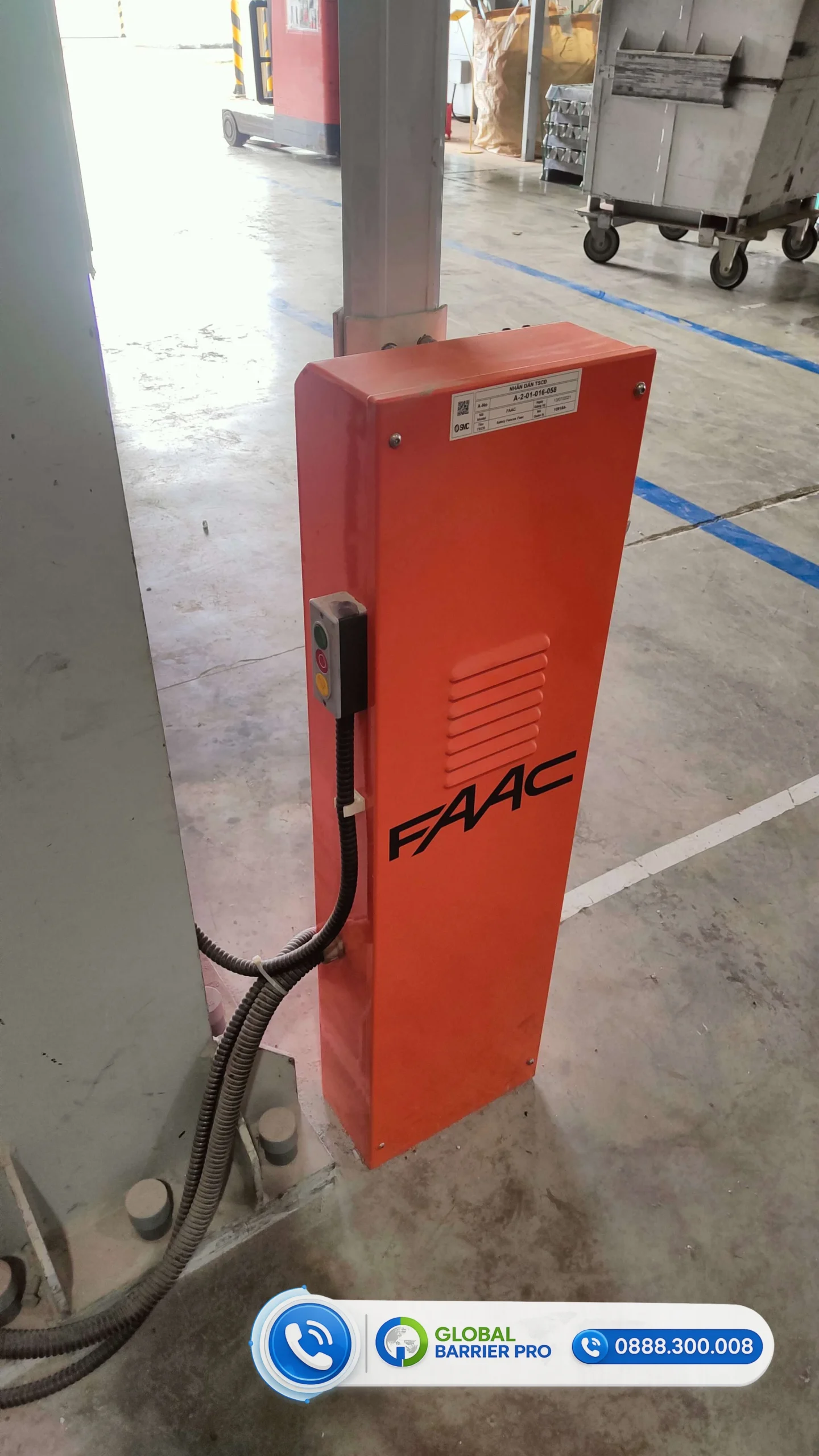 Công trình lắp đặt 2 trụ barie BS-306 tại Bình Thuận - hình công trình 1 Công trình lắp đặt 2 trụ barie BS-306 tại Bình Thuận - hình công trình 1