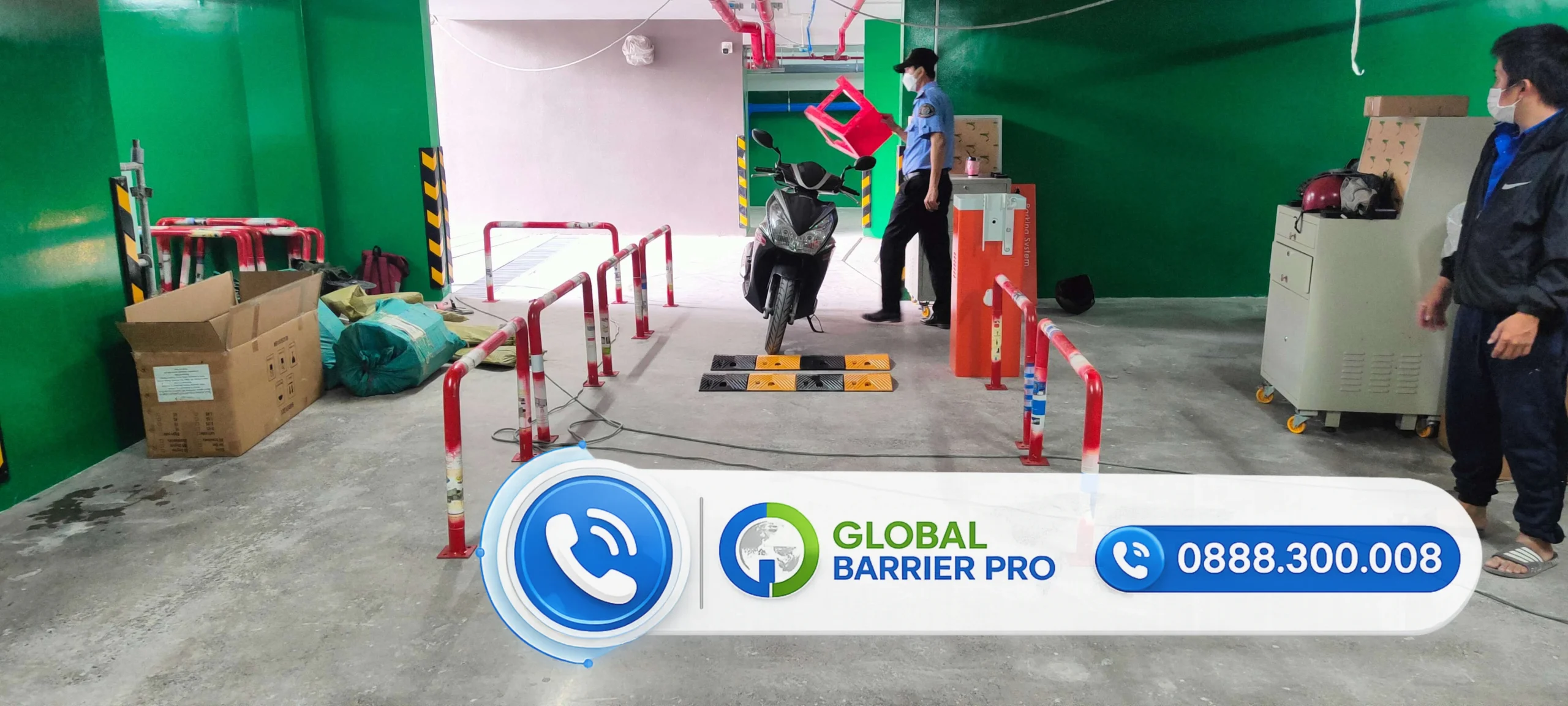 Công trình lắp 2 trụ barie Bisen tại Cảng quốc tế Đồng Tâm Long An - hình công trình 4 Công trình lắp 2 trụ barie Bisen tại Cảng quốc tế Đồng Tâm Long An - hình công trình 4