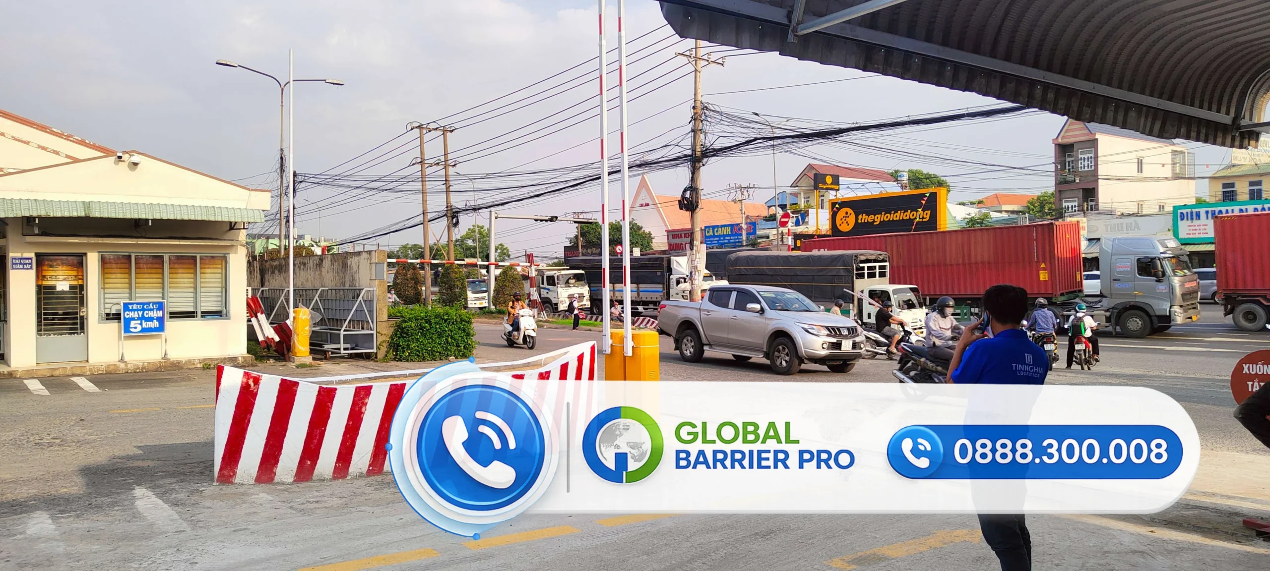 Công trình lắp trụ barie Bisen tại Tây Ninh - hình công trình 6 Công trình lắp trụ barie Bisen tại Tây Ninh - hình công trình 6