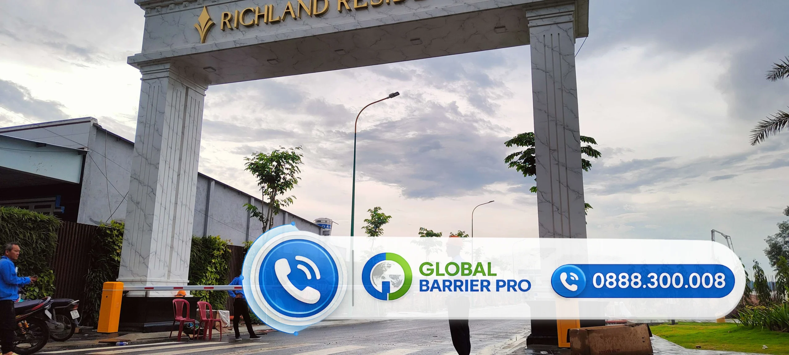 Công trình lắp đặt barrier cần gập cho hầm xe chung cư tại Quận 2 - hình công trình 1 Công trình lắp đặt barrier cần gập cho hầm xe chung cư tại Quận 2 - hình công trình 1