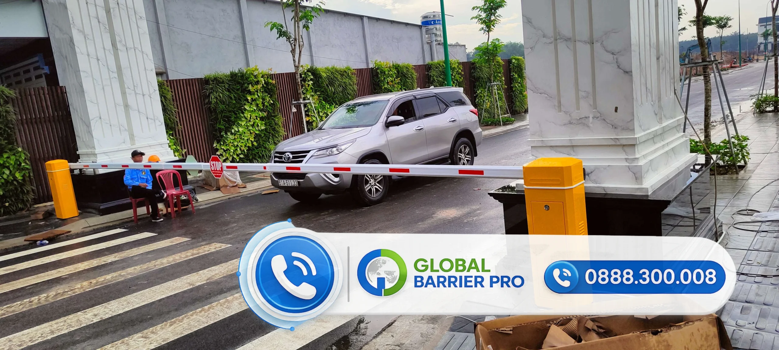 Công trình lắp đặt barrier kết hợp quẹt thẻ từ tại Bình Dương - hình công trình 8 Công trình lắp đặt barrier kết hợp quẹt thẻ từ tại Bình Dương - hình công trình 8