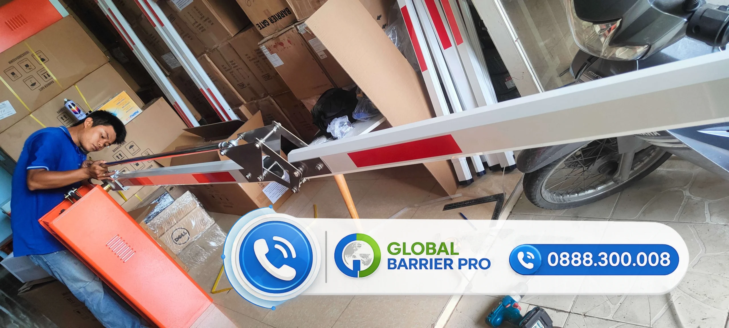 Công trình lắp đặt barie Wonsun ATZ220 tại Bình Dương - hình công trình 6 Công trình lắp đặt barie Wonsun ATZ220 tại Bình Dương - hình công trình 6