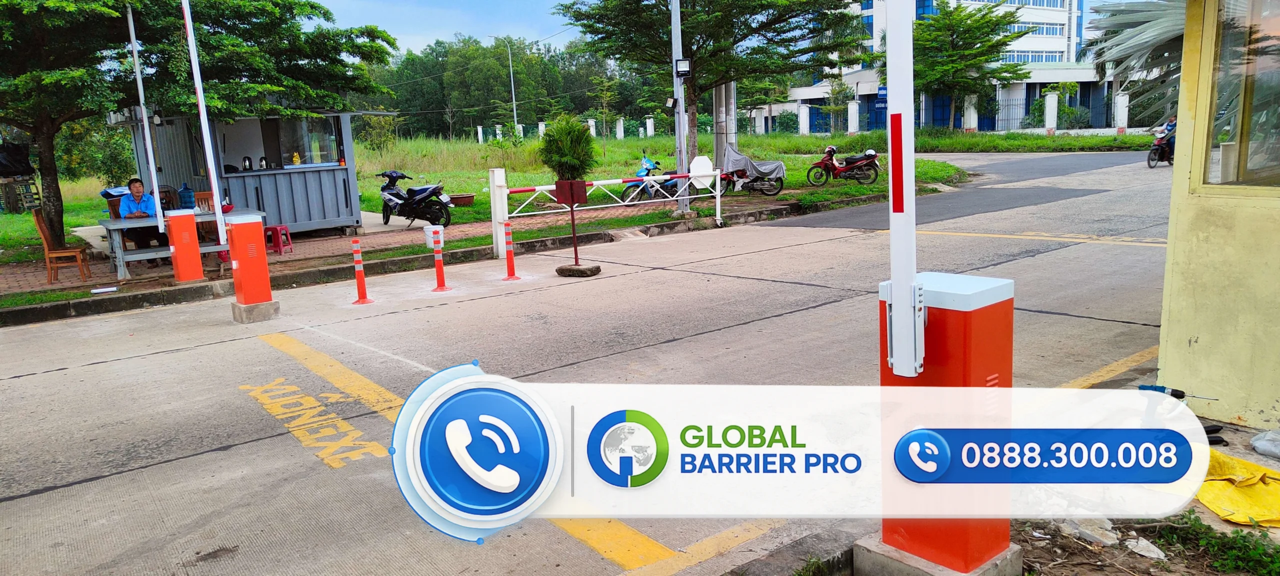 Công trình lắp đặt hệ thống barie kiểm soát xe máy tại KCN Amata - hình công trình 4 Công trình lắp đặt hệ thống barie kiểm soát xe máy tại KCN Amata - hình công trình 4