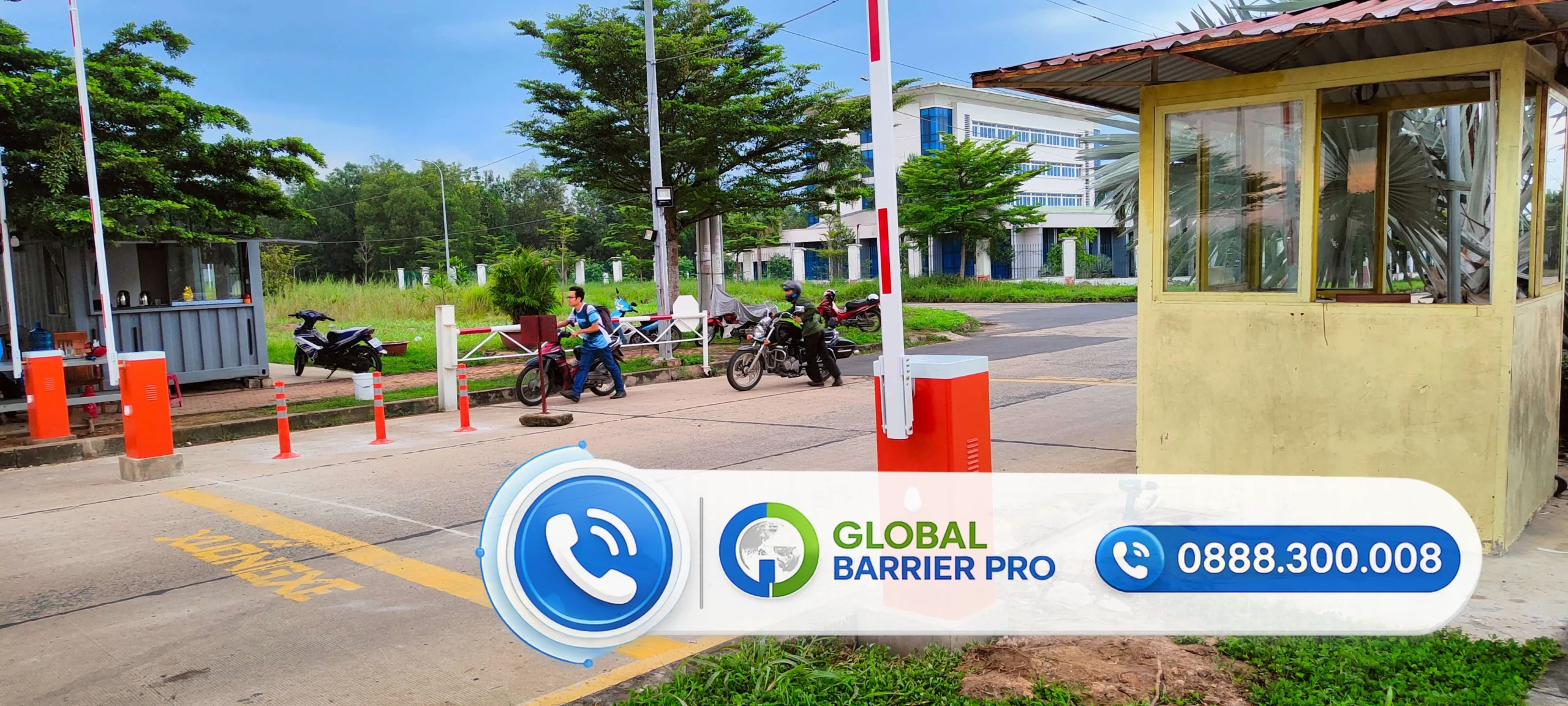 Công trình lắp đặt hệ thống barie kiểm soát xe máy tại KCN Amata - hình công trình 5 Công trình lắp đặt hệ thống barie kiểm soát xe máy tại KCN Amata - hình công trình 5