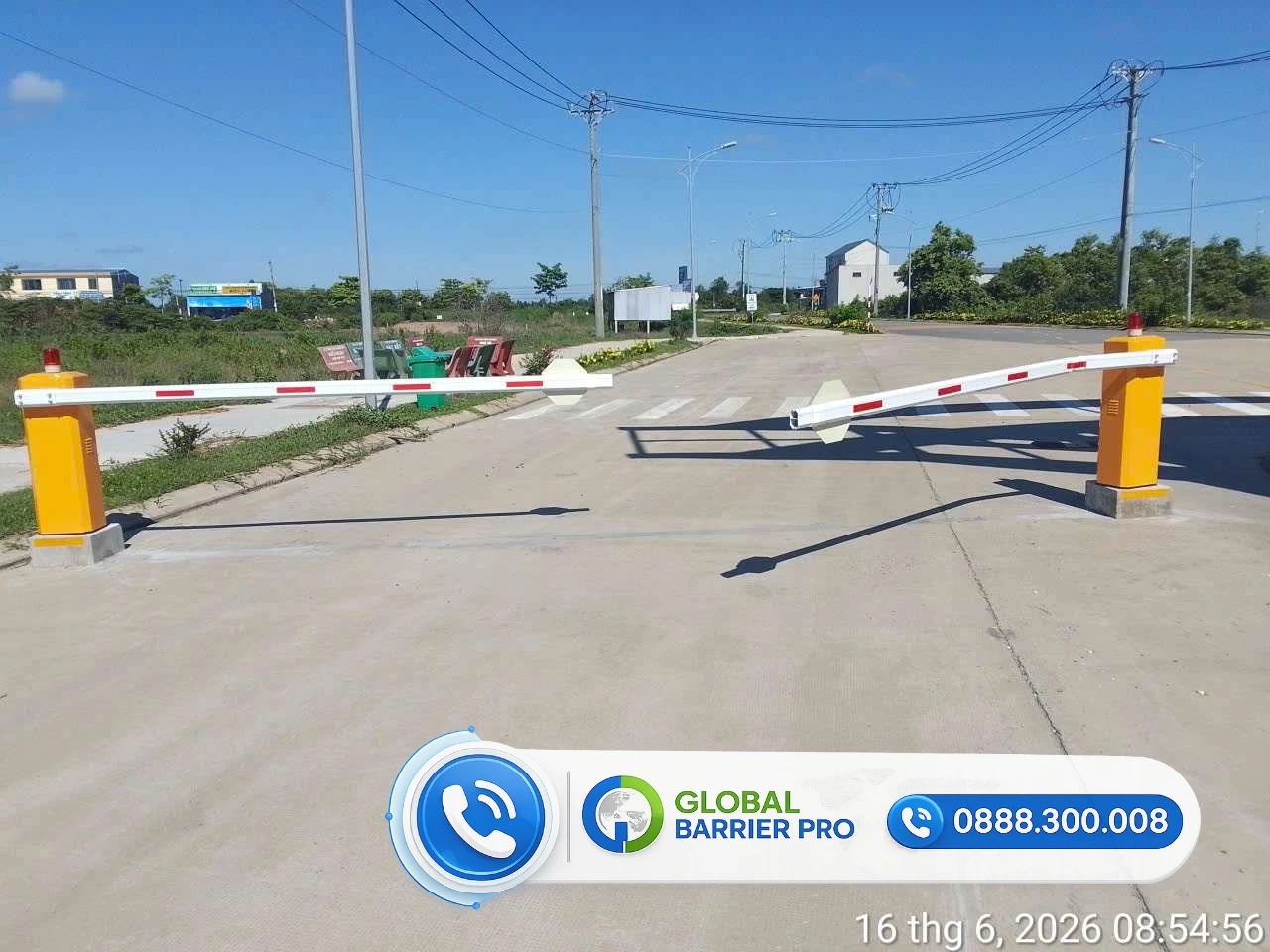 Công trình lắp đặt barrier tự động BS-306 tại Gia Lai - hình công trình 6 Công trình lắp đặt barrier tự động BS-306 tại Gia Lai - hình công trình 6