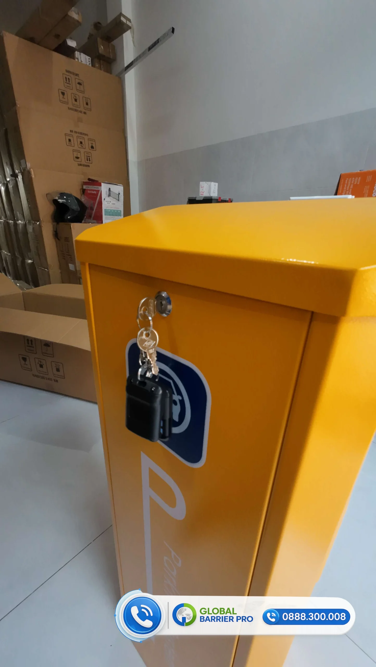 Công trình lắp đặt barrier tự động BS-306 tại Gia Lai - hình công trình 7 Công trình lắp đặt barrier tự động BS-306 tại Gia Lai - hình công trình 7