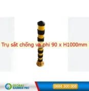 Trụ sắt chống va phi 90 x H1000mm