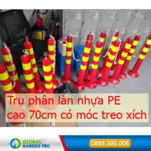 Trụ phân làn giao thông có gờ SD100