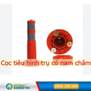 Cọc tiêu hình trụ có nam châm