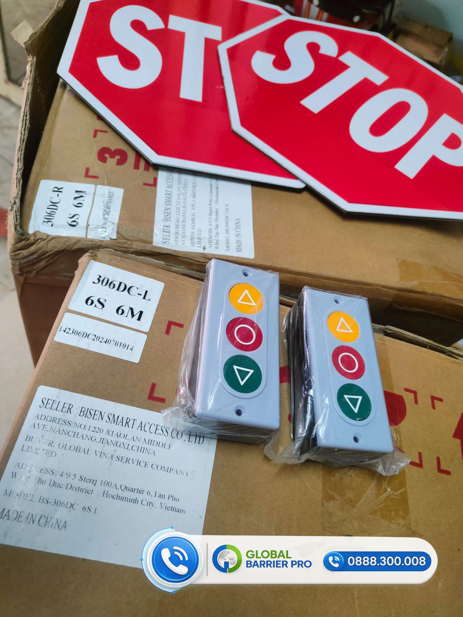 Công trình lắp đặt 2 trụ barrier tự động BS-306 tại Quận 7, TPHCM - hình công trình 4 Công trình lắp đặt 2 trụ barrier tự động BS-306 tại Quận 7, TPHCM - hình công trình 4