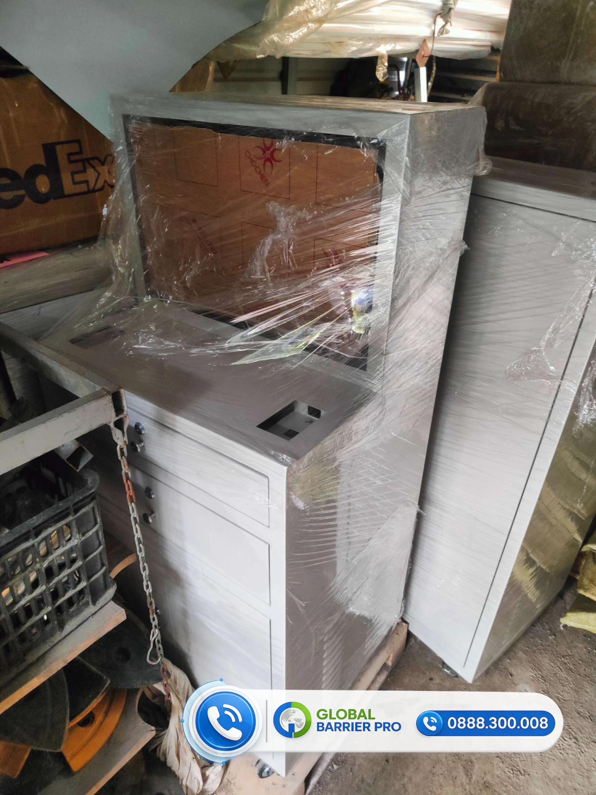 Công trình lắp đặt 2 trụ barrier tự động BS-306 tại Quận 7, TPHCM - hình công trình 5 Công trình lắp đặt 2 trụ barrier tự động BS-306 tại Quận 7, TPHCM - hình công trình 5