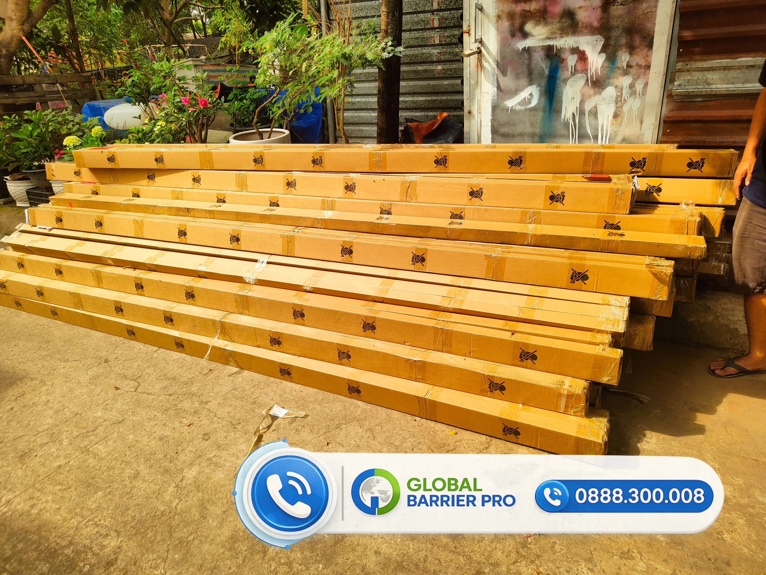 Công trình lắp đặt 2 trụ barrier tự động BS-306 tại Quận 7, TPHCM - hình công trình 6 Công trình lắp đặt 2 trụ barrier tự động BS-306 tại Quận 7, TPHCM - hình công trình 6