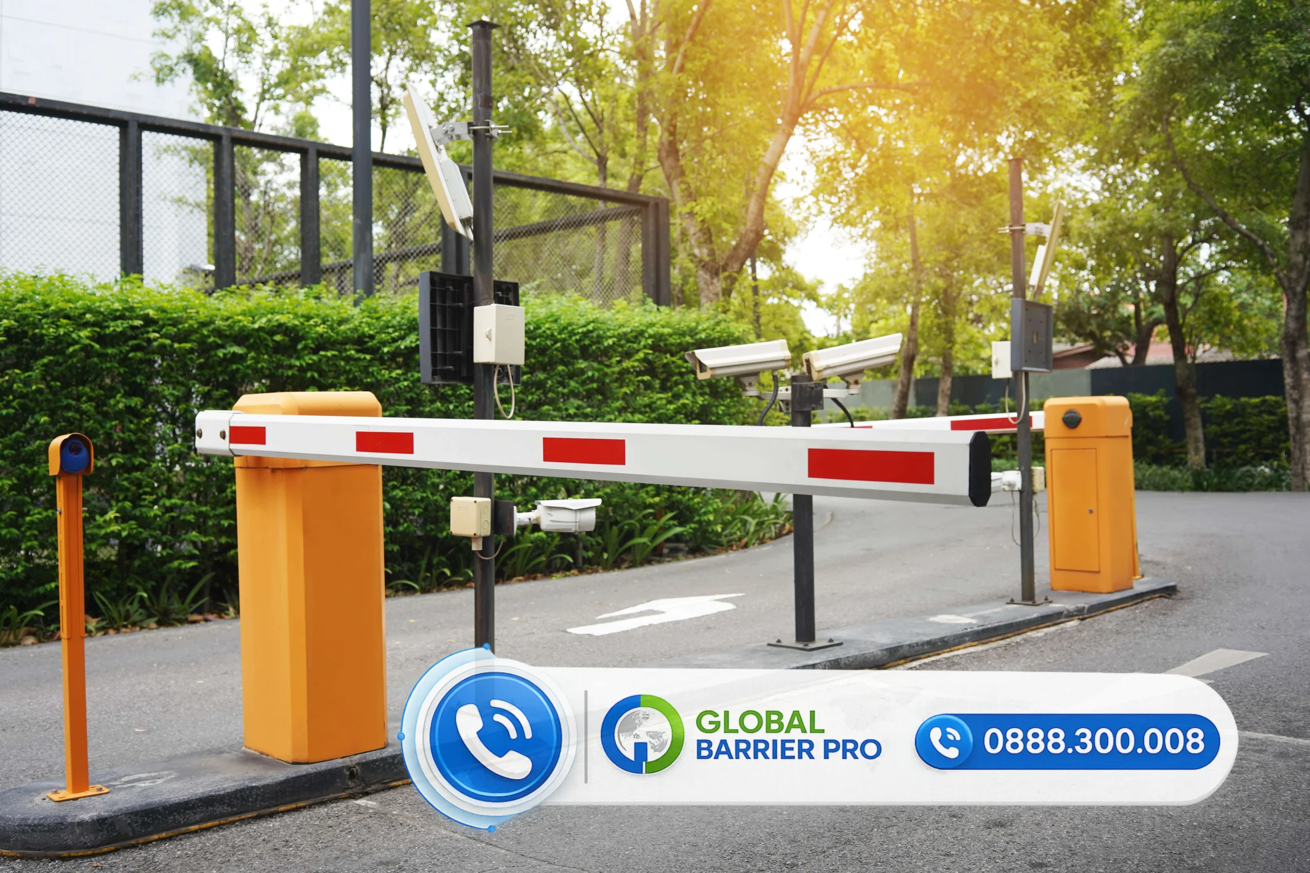 Lắp đặt barie tự động tại Quận Tân Phú bằng dòng barie Bisen BS-306 cho doanh nghiệp - hình công trình 9 Lắp đặt barie tự động tại Quận Tân Phú bằng dòng barie Bisen BS-306 cho doanh nghiệp - hình công trình 9