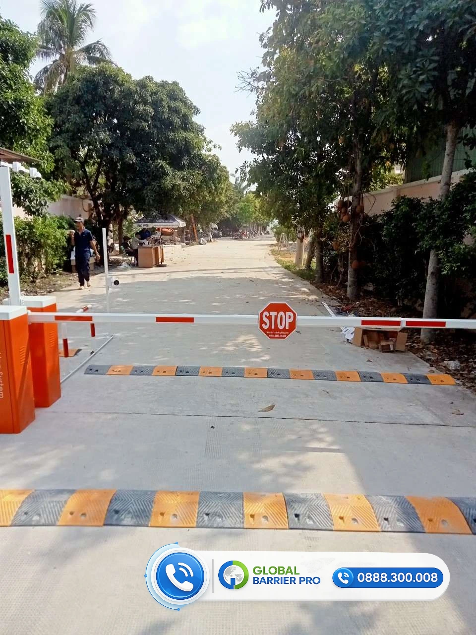 Lắp đặt barie tự động cho Bệnh viện Đa Khoa tỉnh Trà Vinh - hình công trình 7 Lắp đặt barie tự động cho Bệnh viện Đa Khoa tỉnh Trà Vinh - hình công trình 7