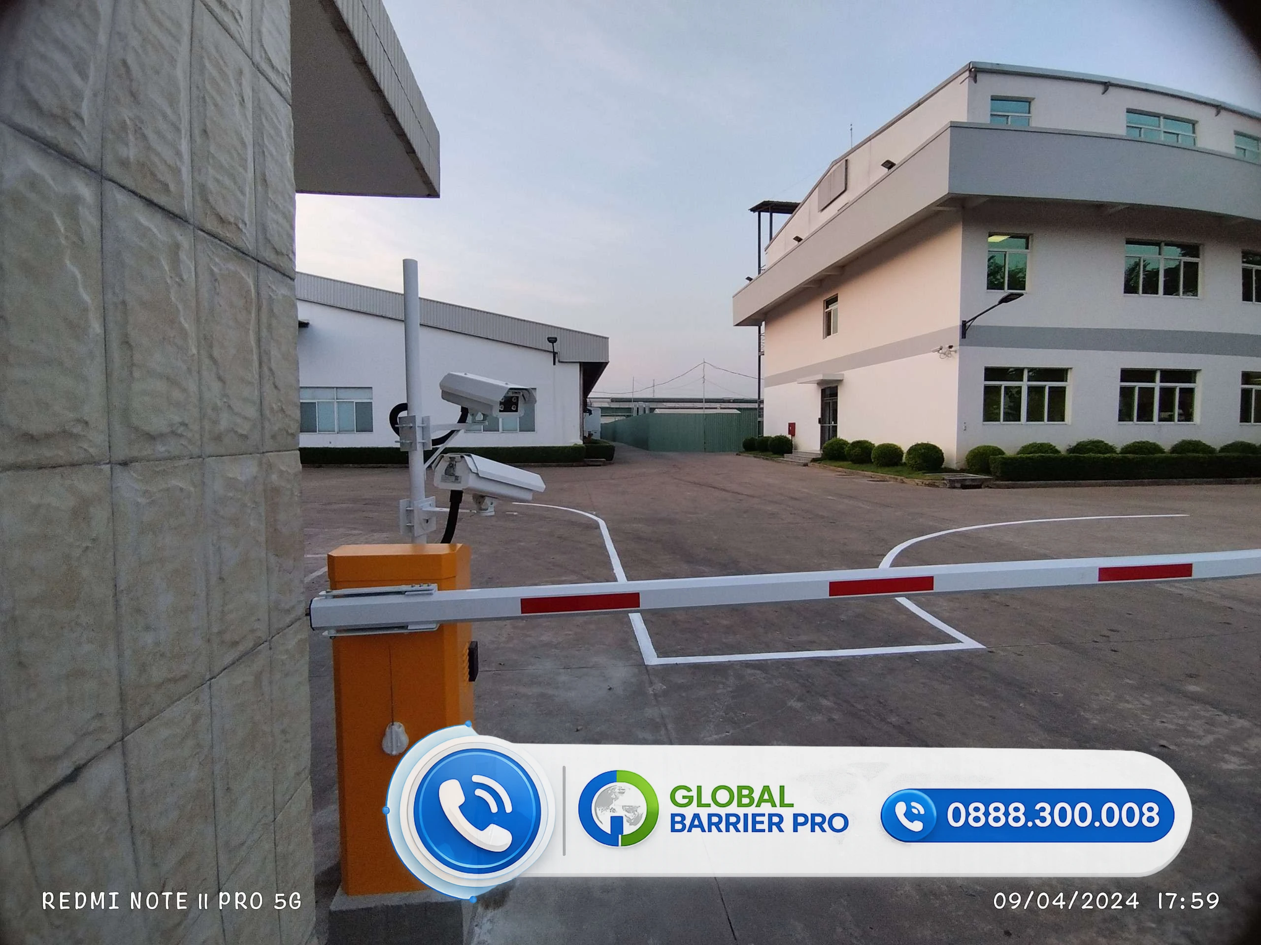 Lắp đặt hệ thống barie kiểm soát phương tiện tại KCN Đồng An - hình công trình 5 Lắp đặt hệ thống barie kiểm soát phương tiện tại KCN Đồng An - hình công trình 5