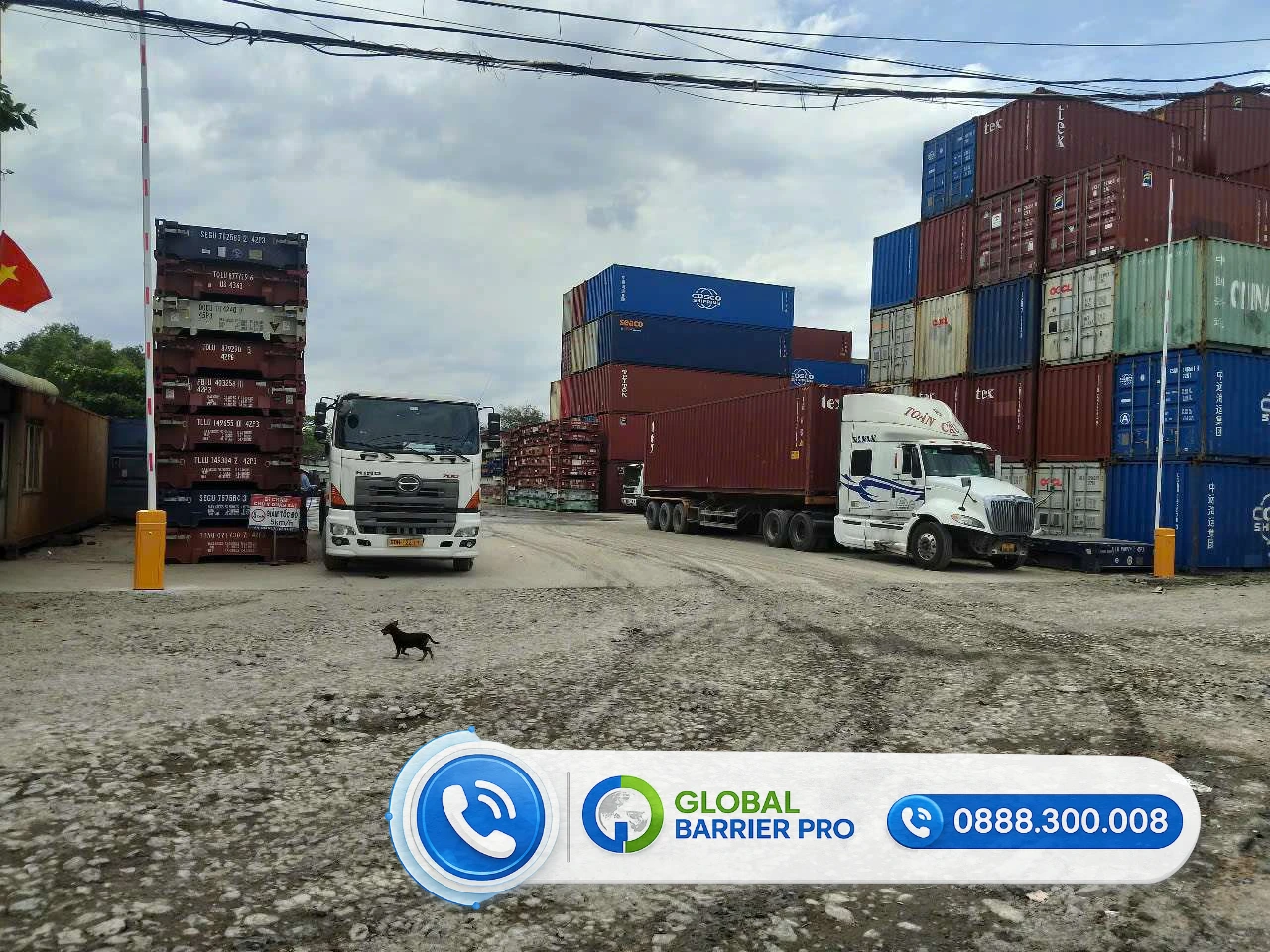 Lắp barie kiểm soát an ninh cho công ty tại Tân Bình với mẫu Wonsun ATZ220 - hình công trình 10 Lắp barie kiểm soát an ninh cho công ty tại Tân Bình với mẫu Wonsun ATZ220 - hình công trình 10