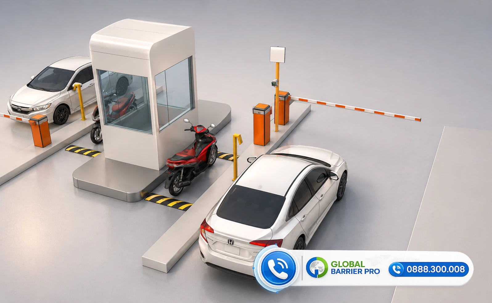 Dự án thực tế: Lắp đặt hệ thống giữ xe tự động GoParking tại TP HCM 9 Minh hoạ dự án GoParking đang vận hành tại công trình thực tế