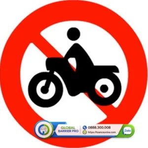 Biển báo cấm xe máy P.104