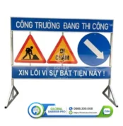 Biển báo công trình đang thi công