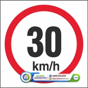 Biển báo giới hạn tốc độ 30km/h