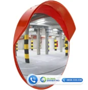 Gương cầu lồi nhựa Phi 30 (30cm) treo trong nhà, giá rẻ - hình minh họa 1