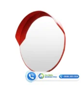 Gương cầu lồi nhựa Phi 80cm ngoài trời chịu lực tốt - hình minh họa 1